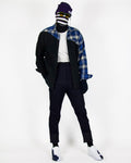 Carlos Button Up - Blue Flannel