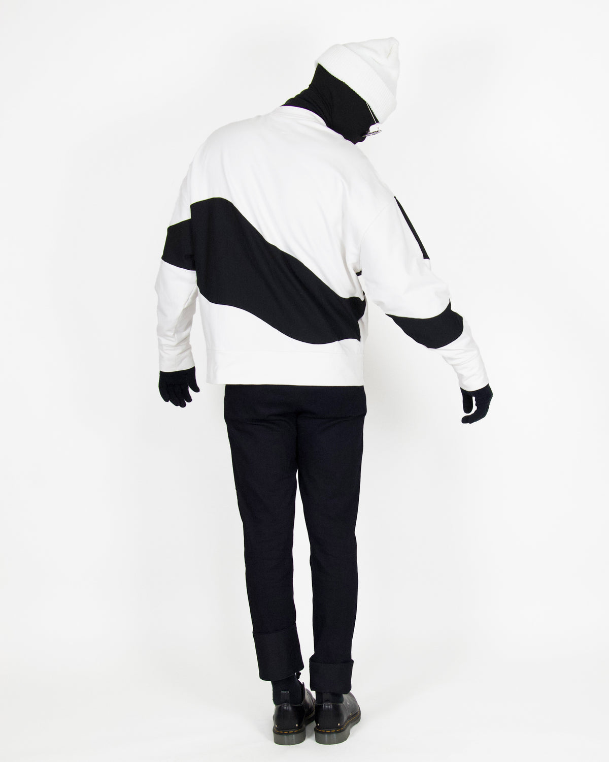 Pan Sweatshirt - White and Black
