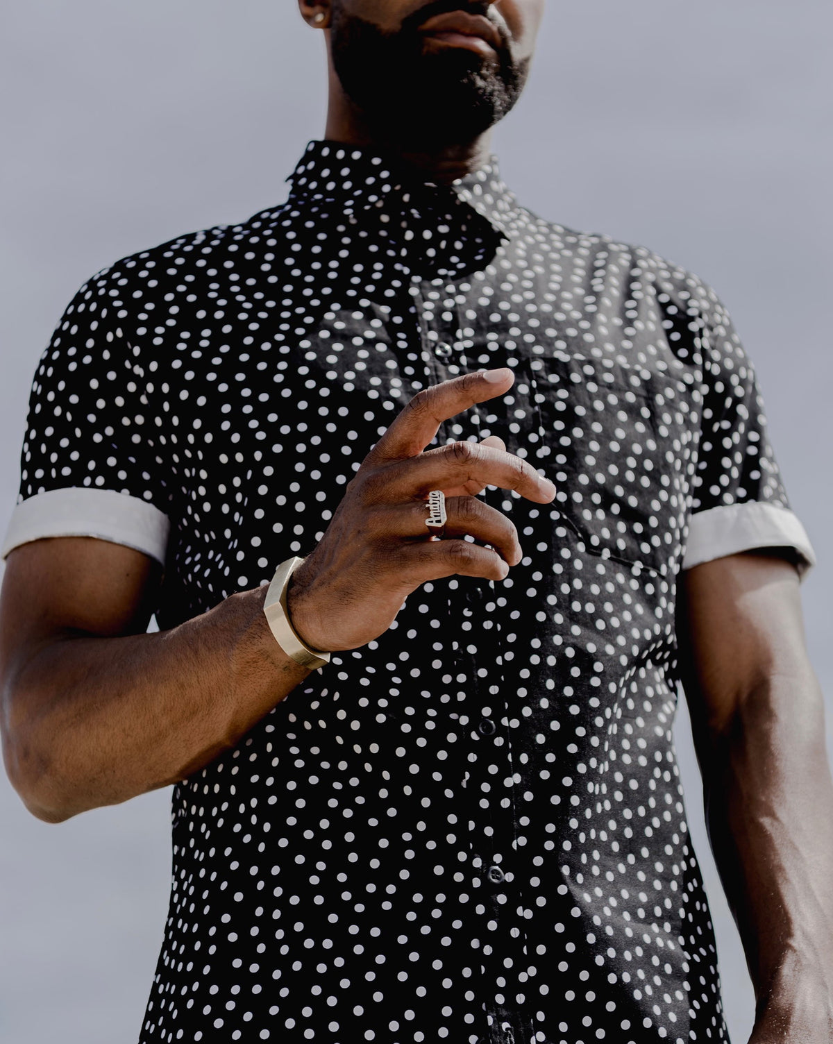 Zachary Button Up - Dots