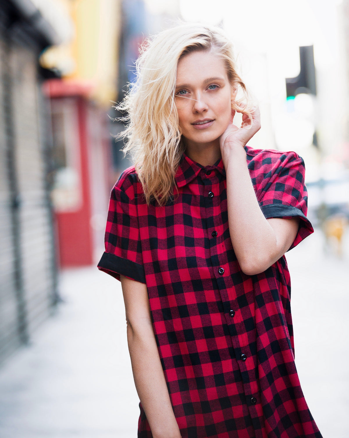 Riley Button Up - Plaid Flannel